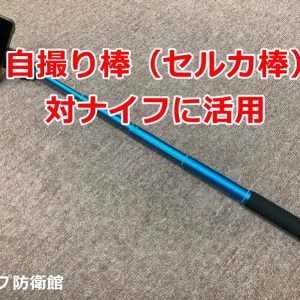 自撮り棒（セルカ棒）を対ナイフ護身術に活用